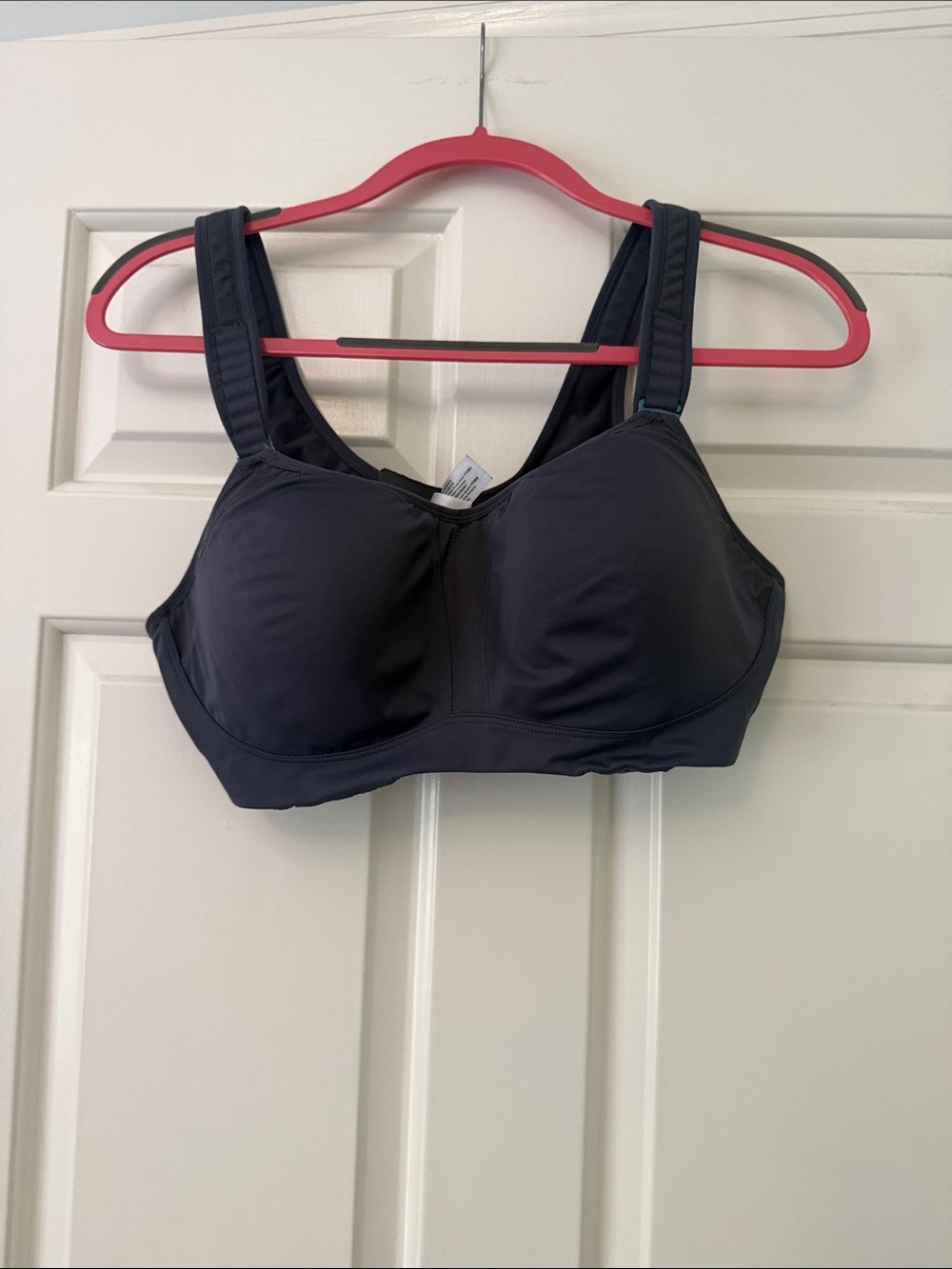 Women's High-Support Sports Bra in Dark Charcoal
